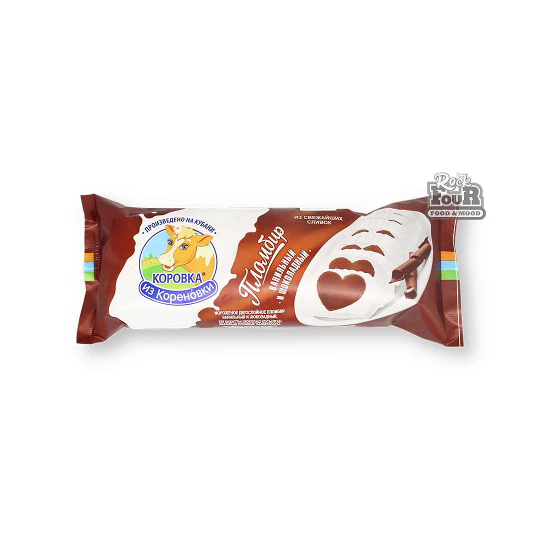 Ice cream "Korovka from Korenovka" vanilla chocolate 400g